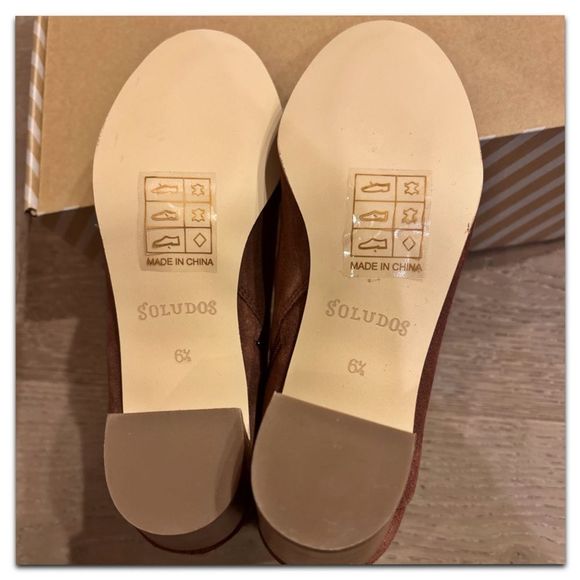 Soludos Midheel Venetian Suede Ankle Bootie in Mahogany - Picture 9 of 14